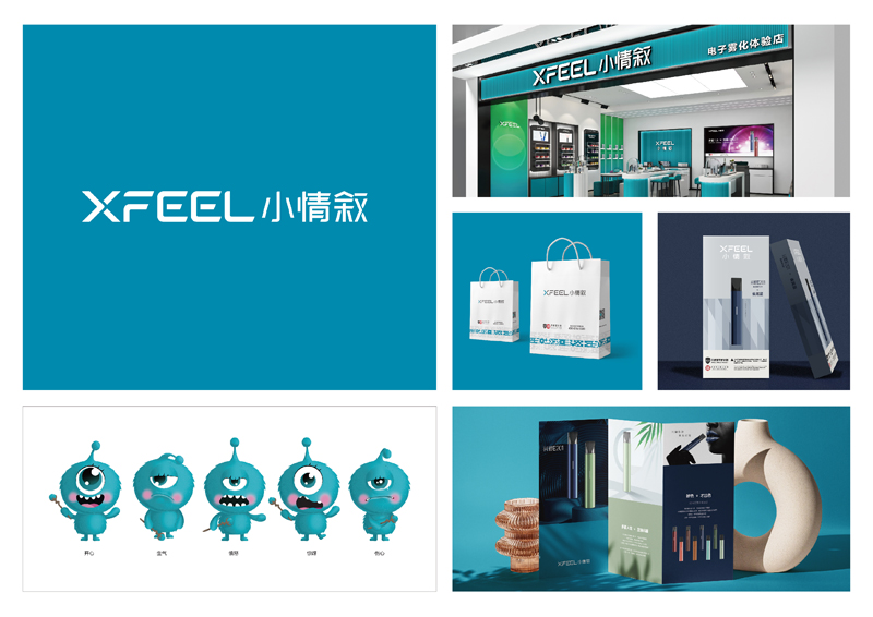 美容行業品牌形象設計，美業品牌VI設計公司{標派視覺微型VI設計}