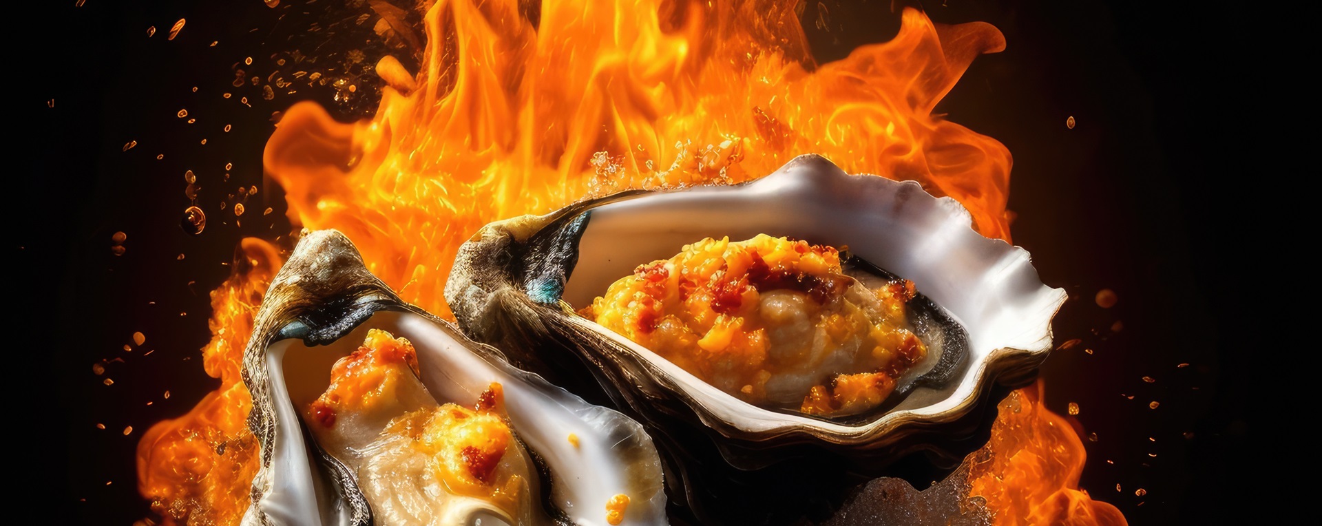 蠔火爆品牌策劃VI設計，燒烤logo設計