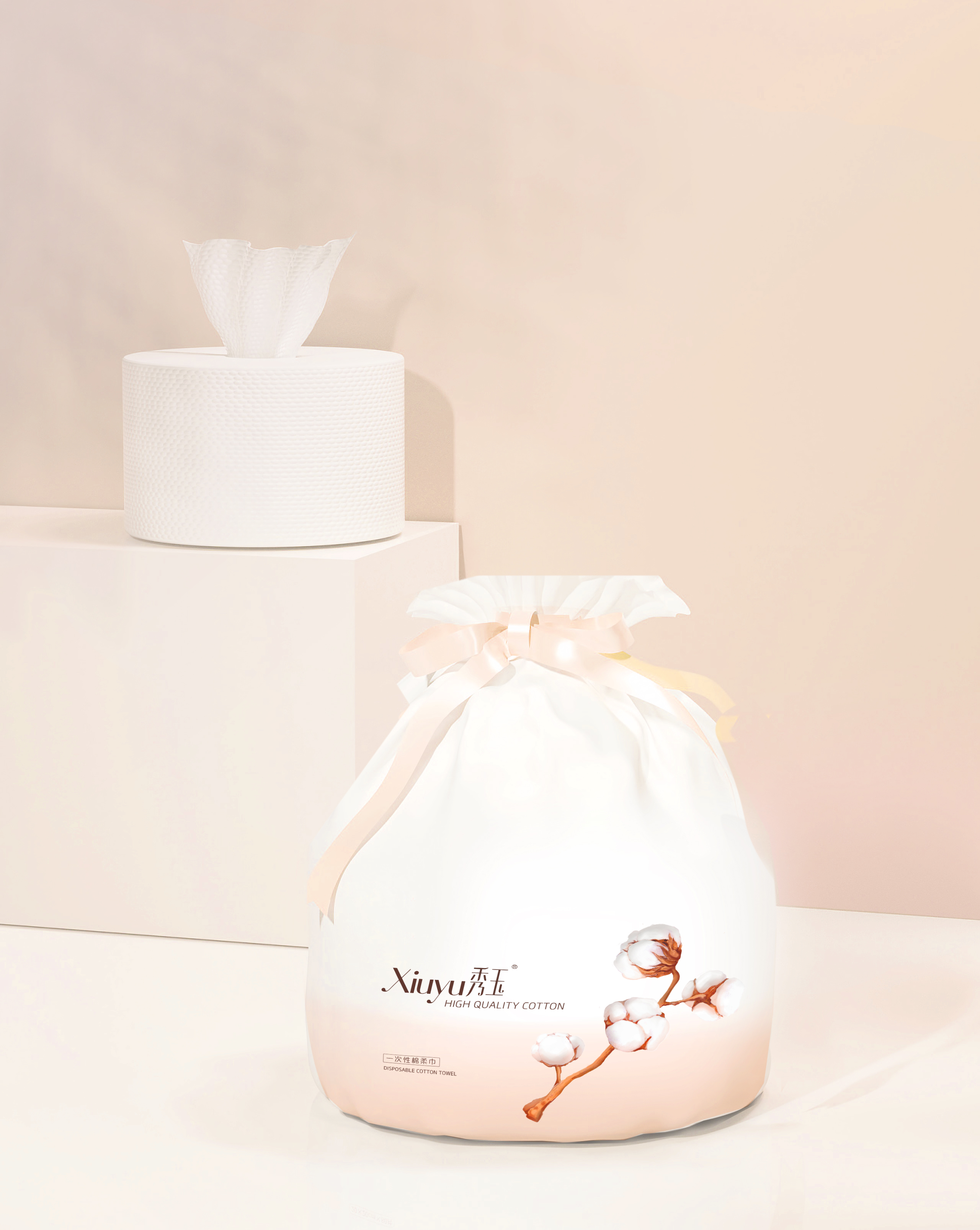 一次性清潔用品包裝設計，洗面巾包裝設計，清潔用品創意包裝設計