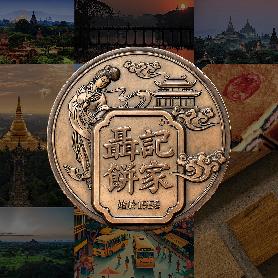 聶記餅家品牌系列包裝策劃設計，品牌定位，logo設計，插畫包裝